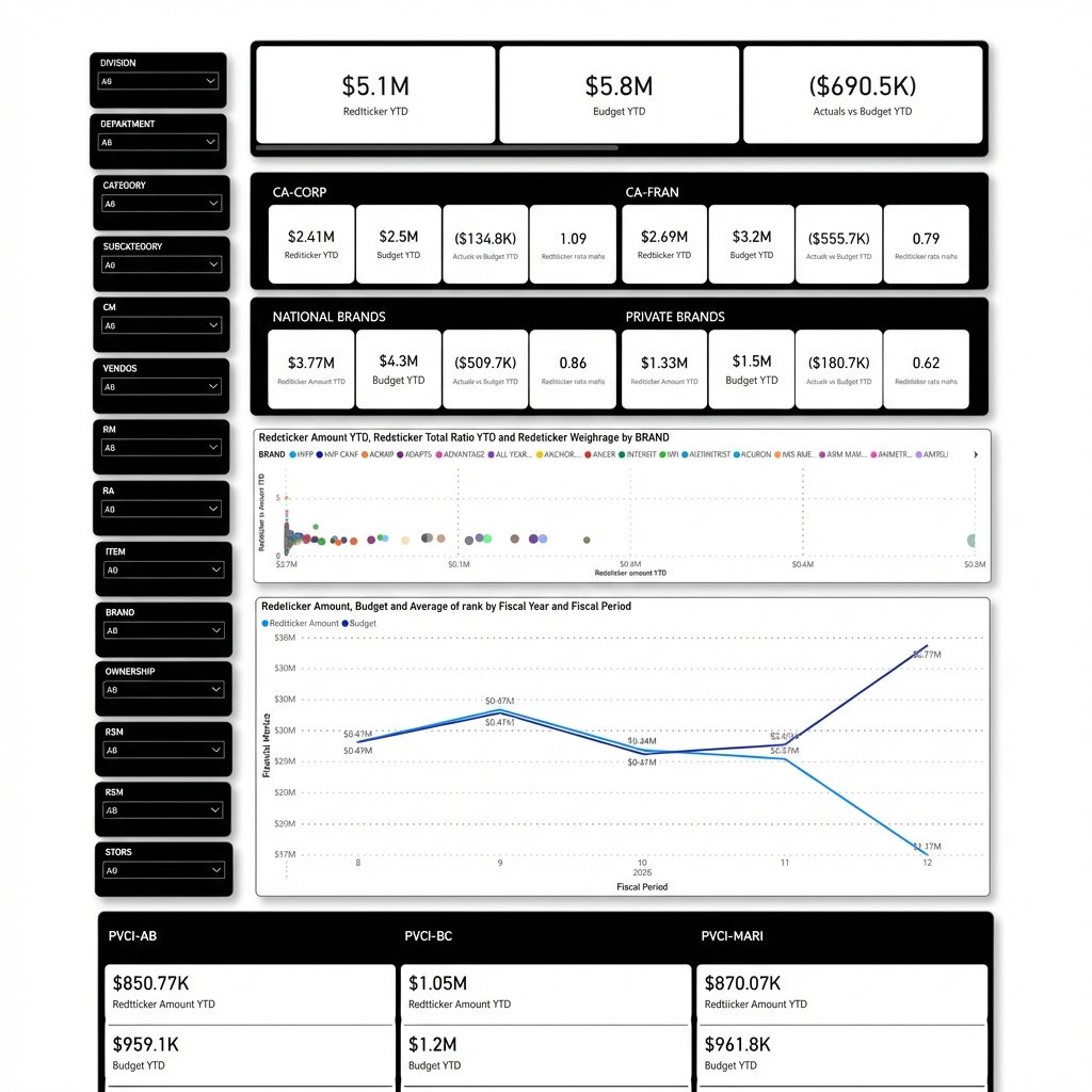RedSticker Overview Dashboard